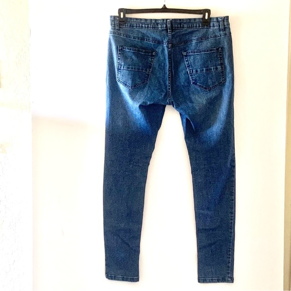 Brave Soul Mens Jeans Skinny Leg blue jean 5 pocket 41” L 36” W great condition - Picture 6 of 7